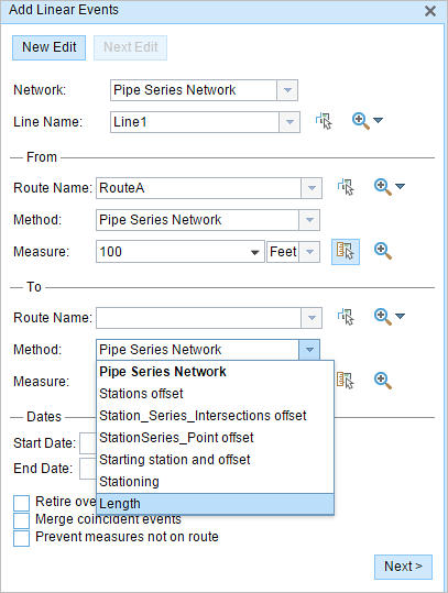Choosing the length method Choosing the length method