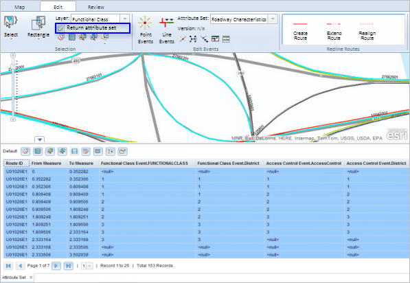 Results of querying attribute sets Results of querying attribute sets